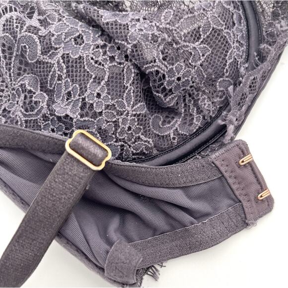 Victorias Secret Dream Angels Underwire 32DDD Push Up Unpadded Lace Bra - Picture 6 of 7